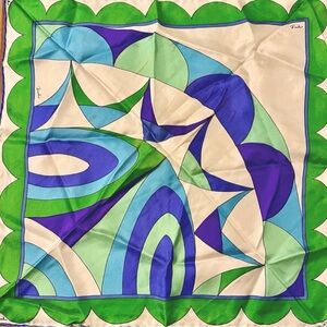 Vintage Emilio Pucci Silk Print Scarves